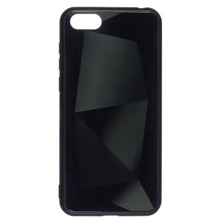 Husa Spate Oglinda Prism Huawei Y5 Prime 2018, Negru