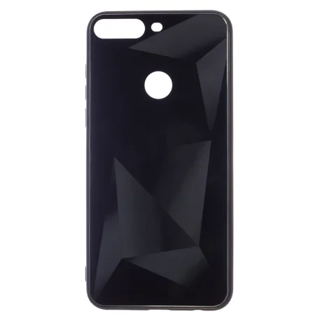 Husa Spate Oglinda Prism Huawei Y7 Prime 2018, Negru
