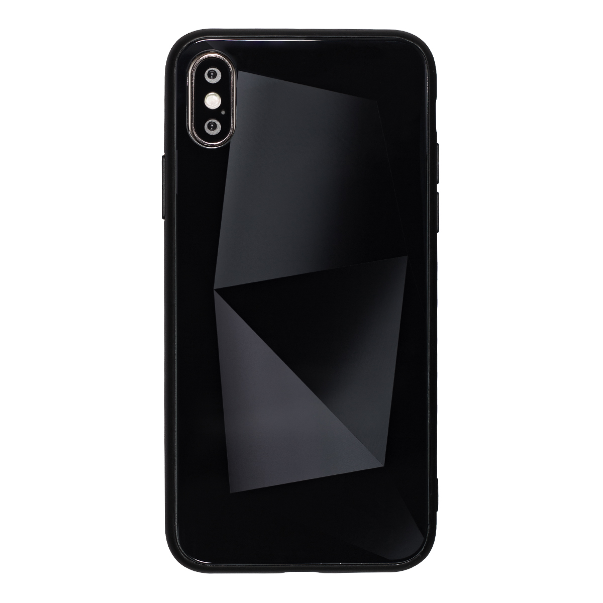 Husa Spate Oglinda Prism iPhone X/XS, Negru thumb