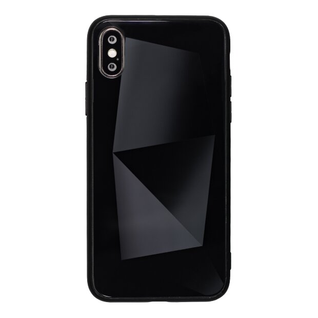 Husa Spate Oglinda Prism iPhone X/XS, Negru