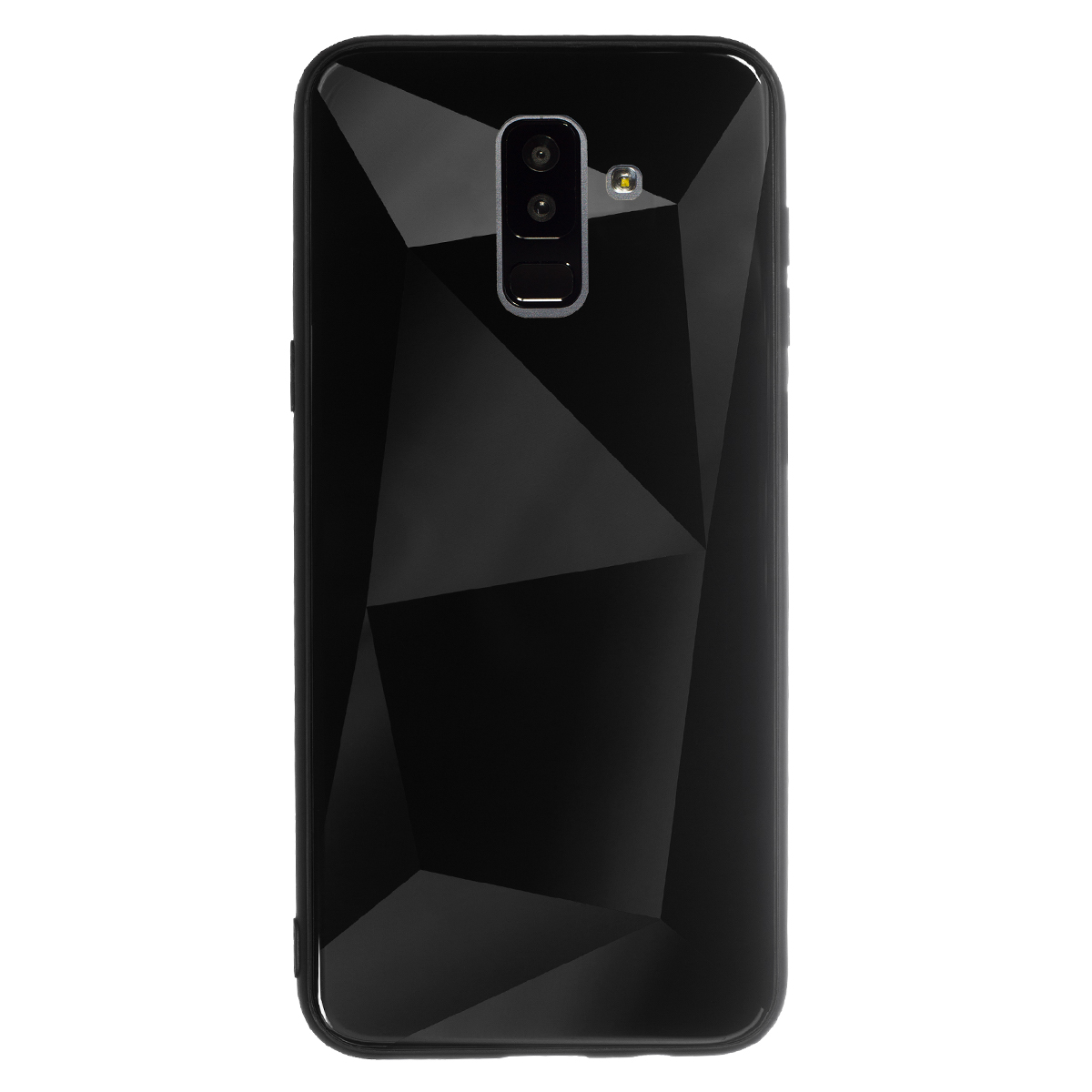 Husa Spate Oglinda Prism Samsung Galaxy A6 Plus 2018, Negru thumb