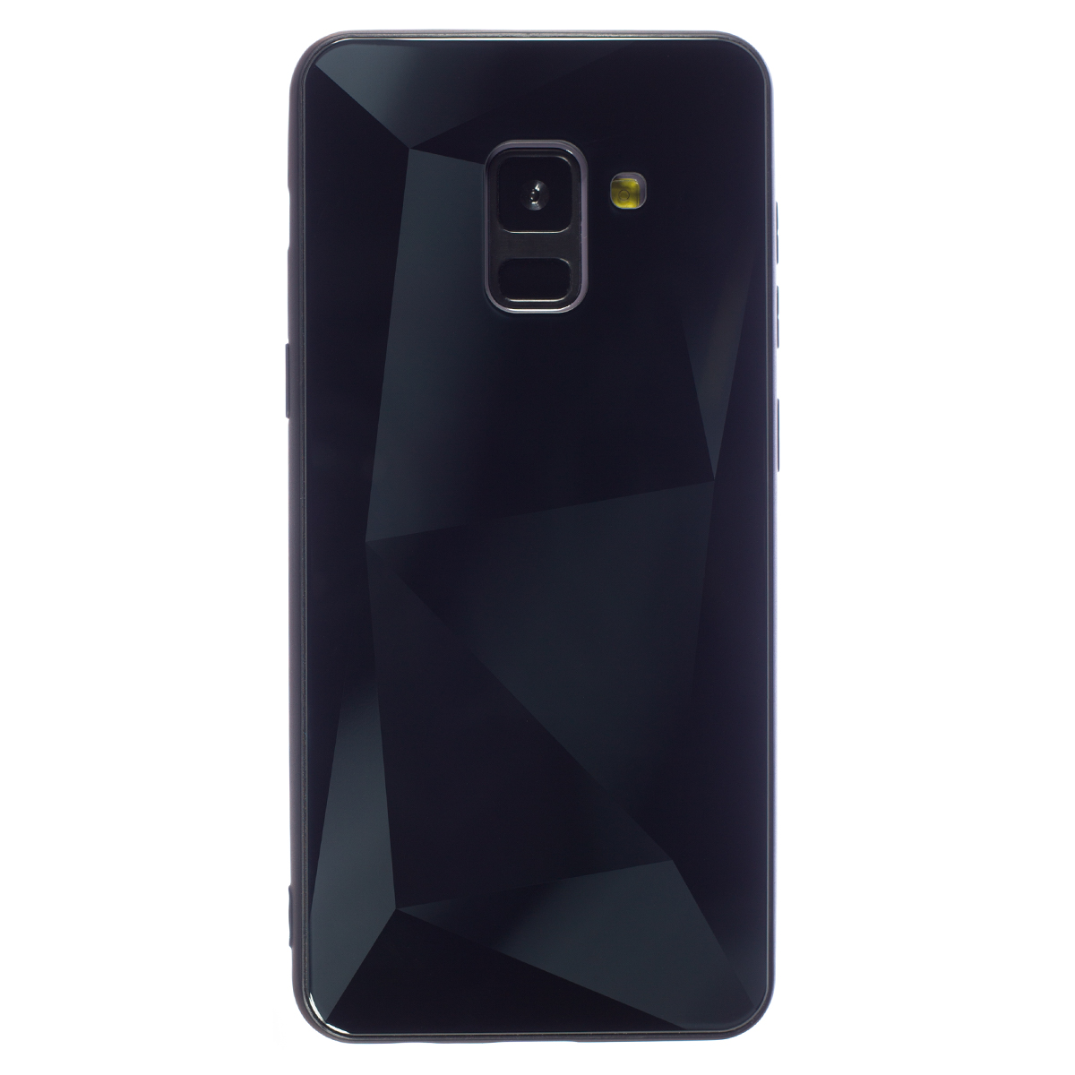 Husa Spate Oglinda Prism Samsung Galaxy A8 2018, Negru thumb