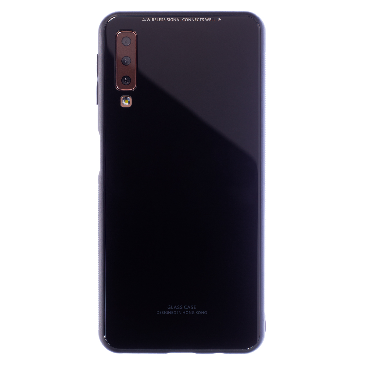 Husa Spate Oglinda Samsung Galaxy A7 2018, Negru thumb