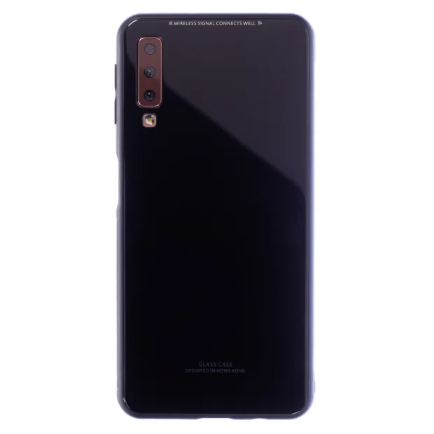Husa Spate Oglinda Samsung Galaxy A7 2018, Negru