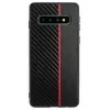 Husa Spate Samsung Galaxy S10, Red Stripe