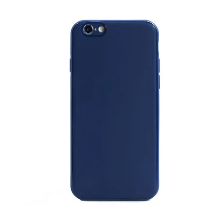 Husa spate silicon iPhone 6/6S iShield Albastru mat
