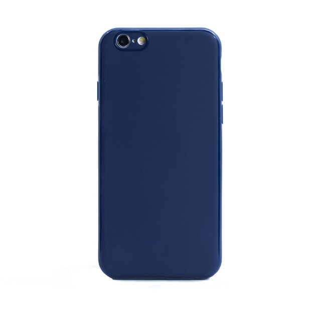 Husa spate silicon iPhone 6/6S iShield Albastru mat