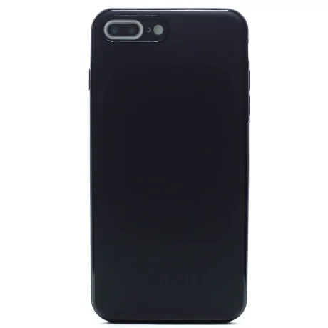 Husa spate silicon iPhone 7 Plus/8 Plus iShield Negru mat