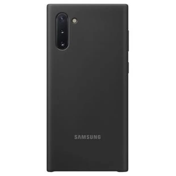 Husa spate Silicone Cover pentru Samsung Galaxy Note 10 Negru
