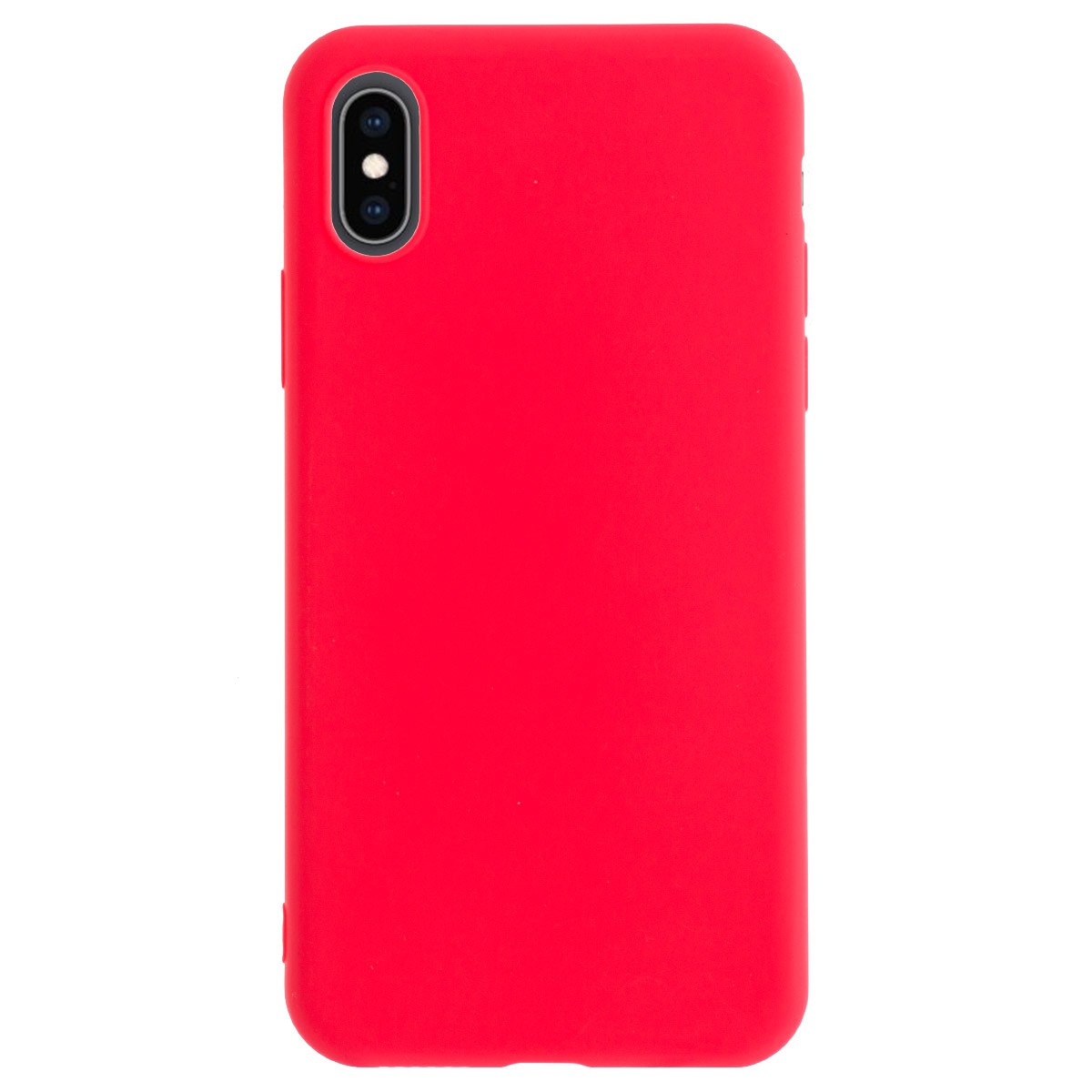 Husa spate slim iPhone XS, Rosu Mat thumb