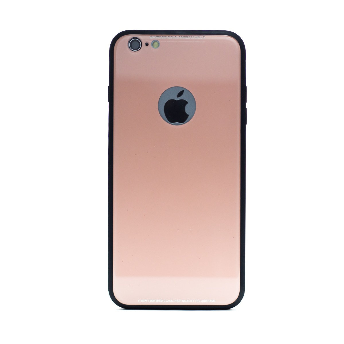 Husa spate sticla iPhone 6 Plus Roz iShield thumb