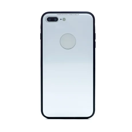Husa spate sticla iPhone 7 Plus Alb iShield