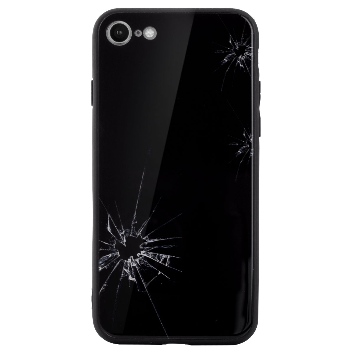 Husa spate sticla iPhone 7/8/SE 2 Broken Glass thumb