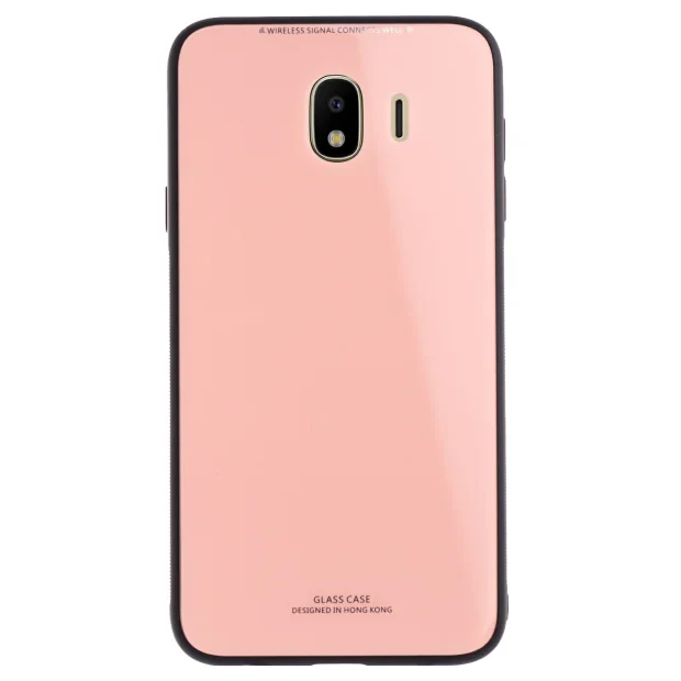 Husa spate sticla Samsung Galaxy J4 2018 Contakt Roz