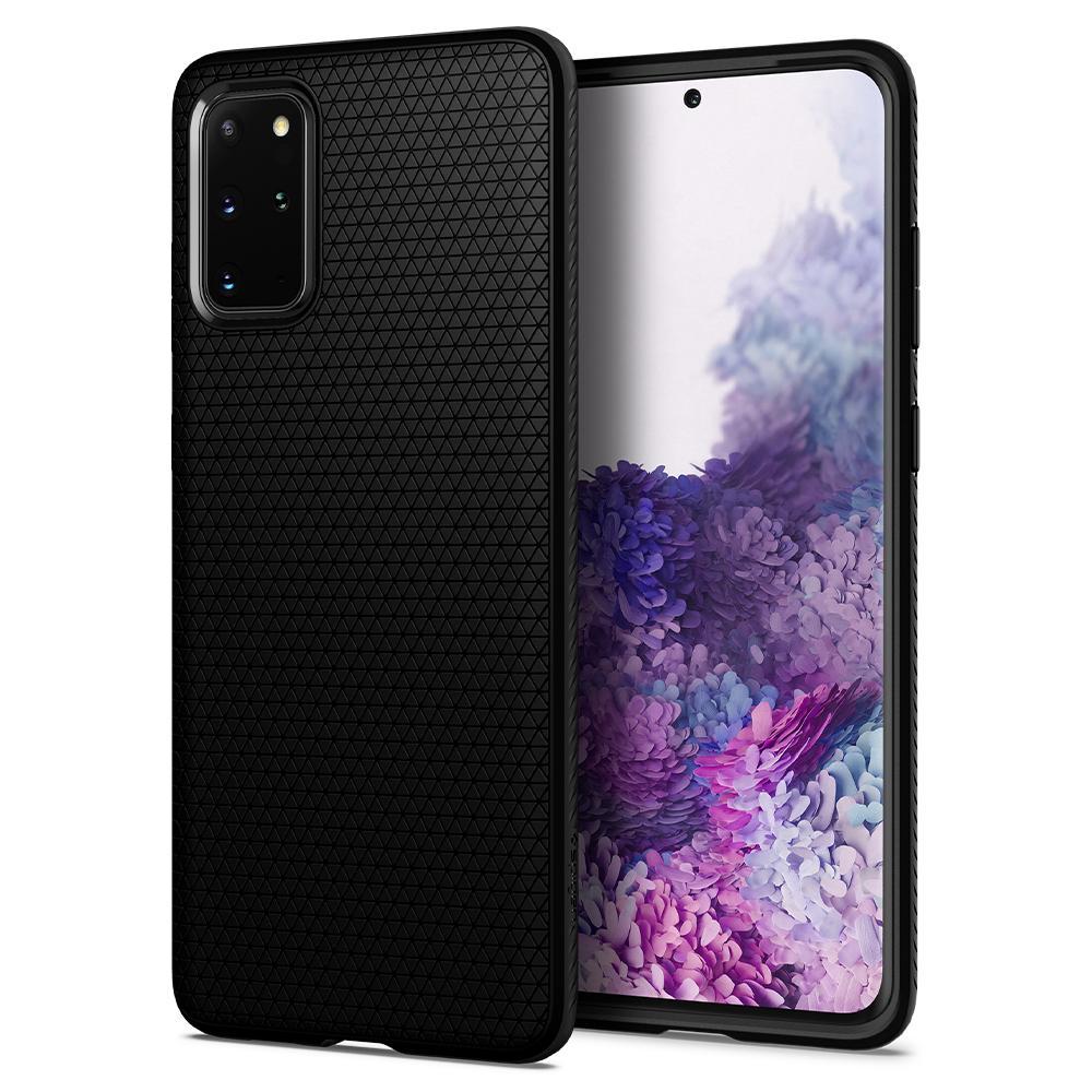 Husa Spigen pt. Samsung Galaxy S20  Liquid Air Ultra Matte Black thumb