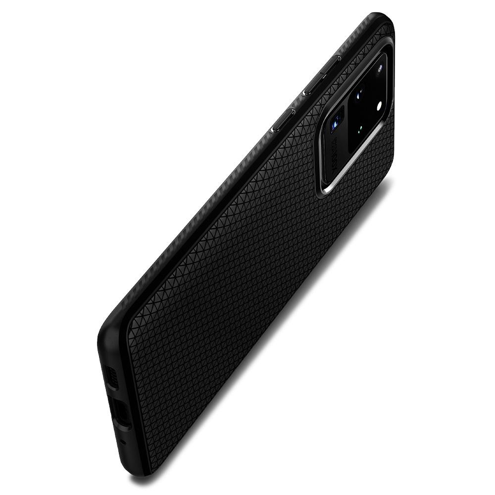 Husa Spigen pt. Samsung Galaxy S20 Ultra Liquid Air Matte Black thumb