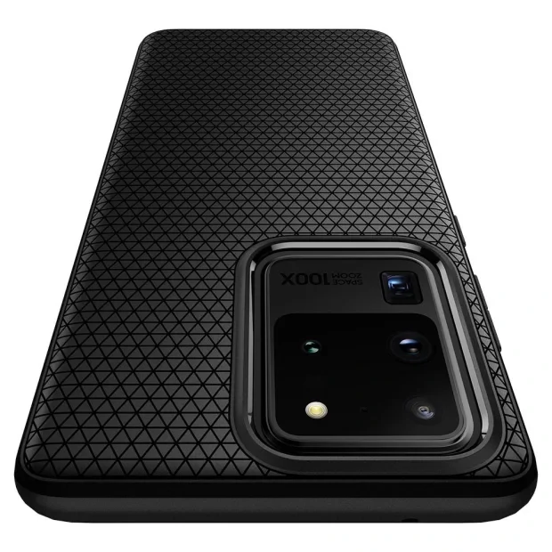 Husa Spigen pt. Samsung Galaxy S20 Ultra Liquid Air Matte Black