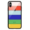Husa Sticla iPhone XS 5.8&#039;&#039; Printing Strips, Nxe, Style B