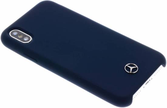 Husa TPU iPhone X Lining Navi Mercedes, Albastru thumb