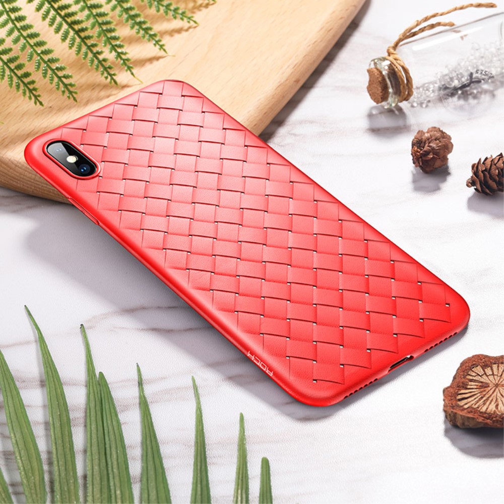 Husa TPU iPhone XS Max Woven Pattern Rock Rosie thumb