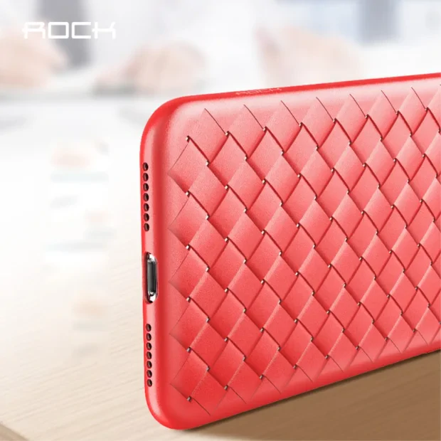 Husa TPU iPhone XS Max Woven Pattern Rock Rosie