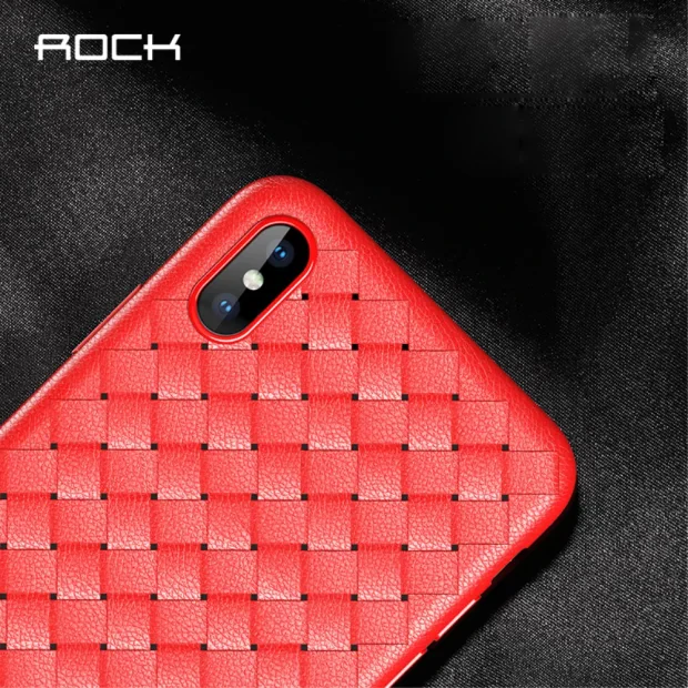 Husa TPU iPhone XS Max Woven Pattern Rock Rosie