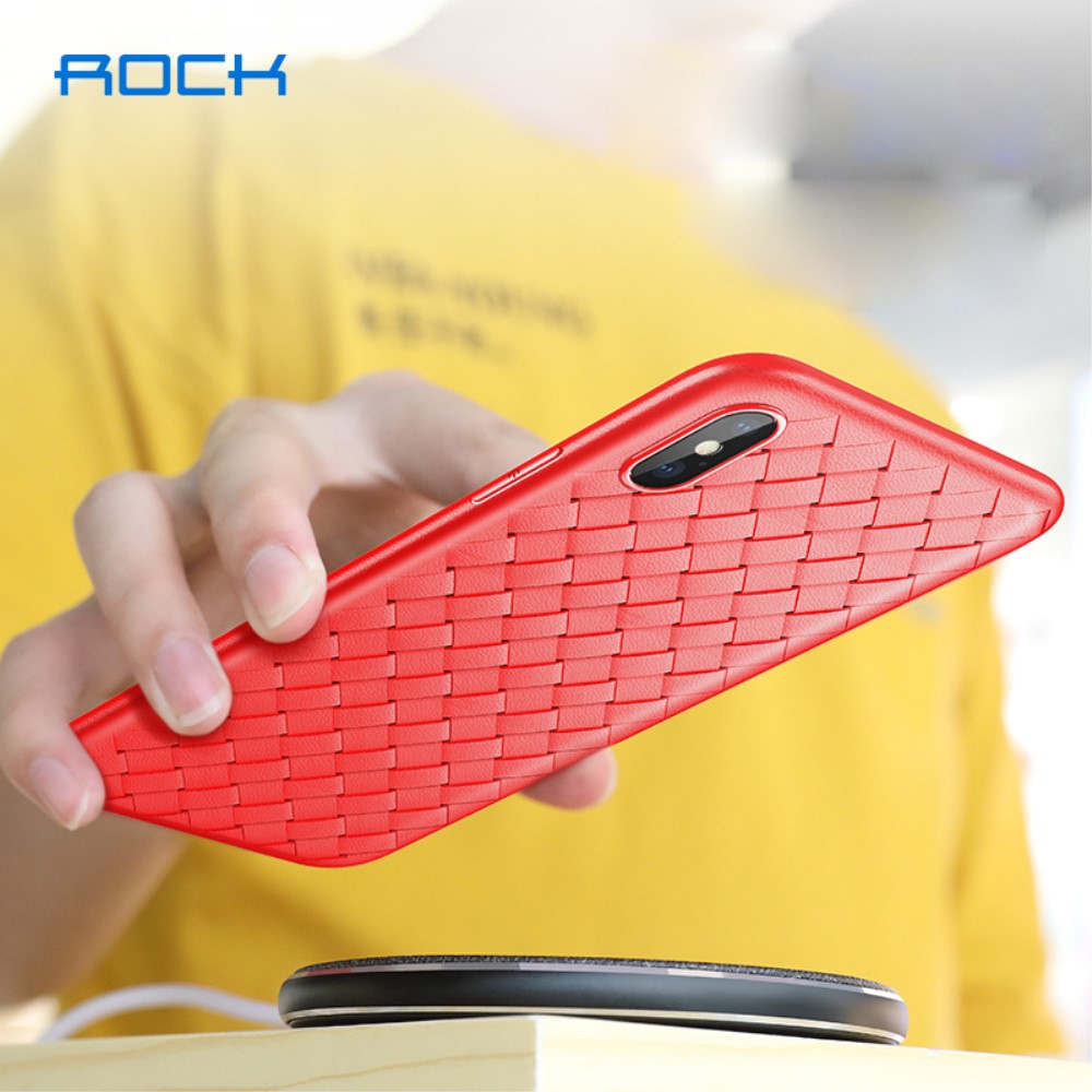 Husa TPU iPhone XS Max Woven Pattern Rock Rosie thumb