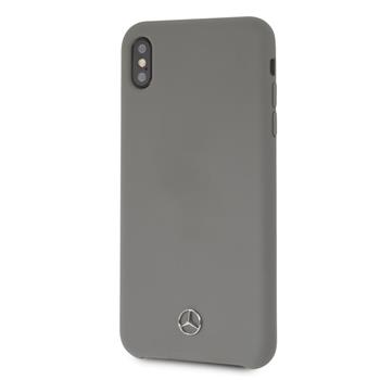 Husa TPU iPhone XS Max Lining Navi Mercedes, Gri thumb