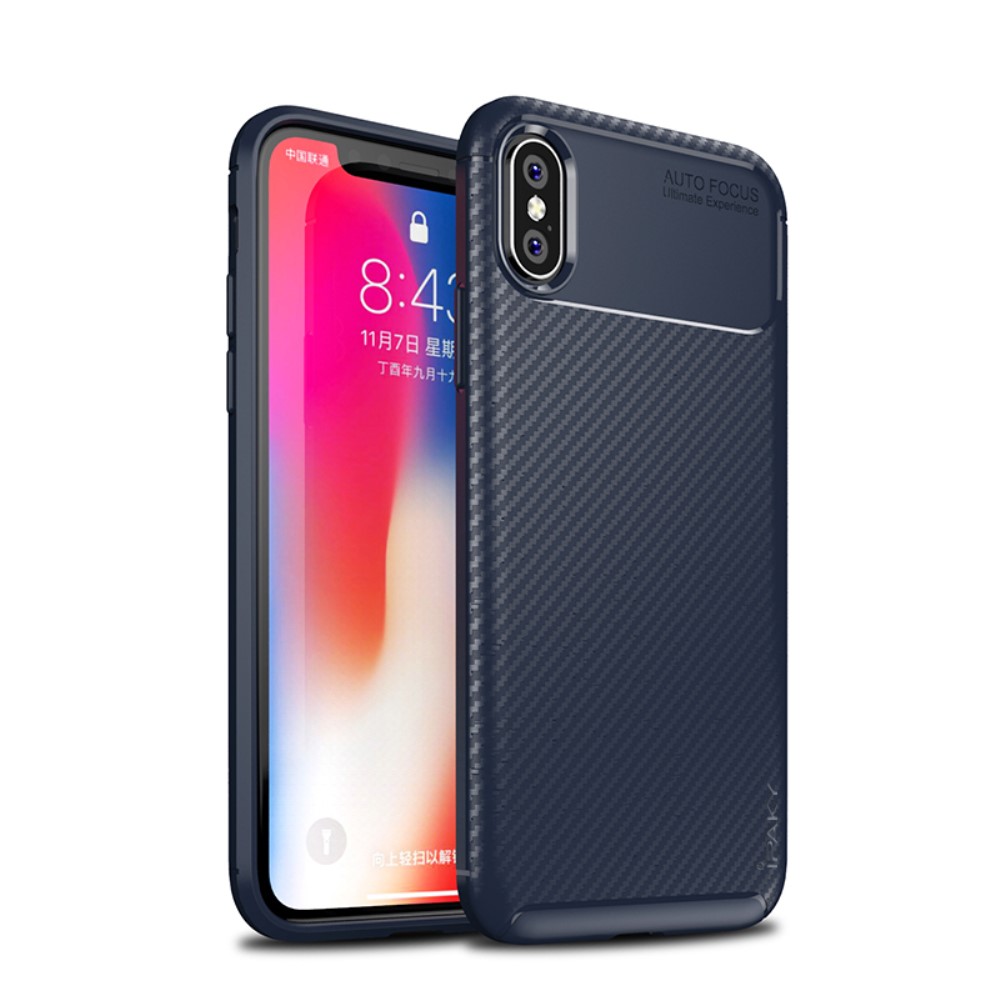 Husa TPU iPhone X/Xs Airbag Case Albastra Ipaky thumb