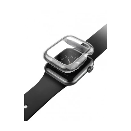 Husa TPU Uniq Garde pentru Apple Watch 4/5 44mm Gri