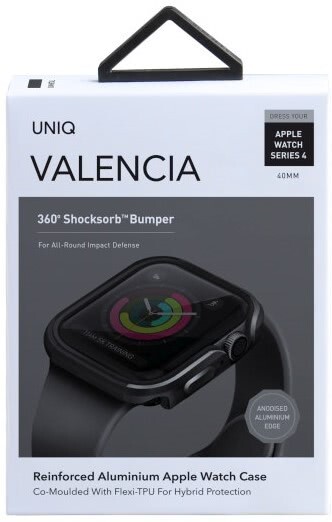 Husa TPU Uniq Valencia pentru Apple Watch 5/4 40mm Gri thumb