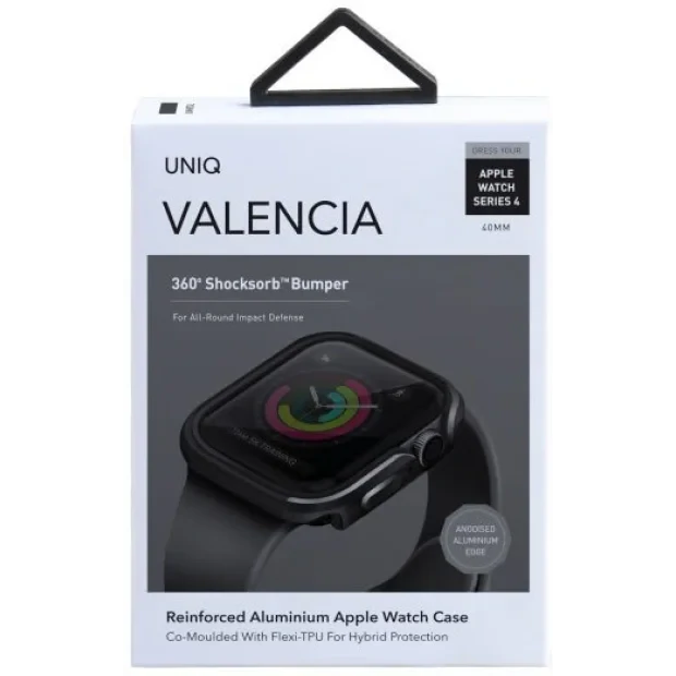 Husa TPU Uniq Valencia pentru Apple Watch 5/4 40mm Gri