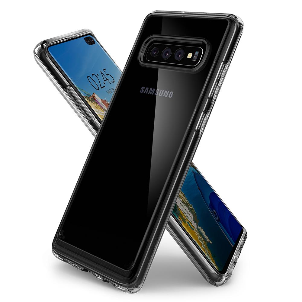 Husa Ultra Hybrid Samsung Galaxy S10 Plus Crystal Clear Spigen thumb