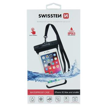 Husa Waterproof Swissten 6.5 inch Negru thumb