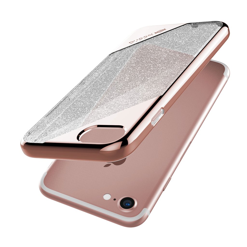 Husa X-doria iPhone 7/8/SE 2 Revel Lux Rose Gold Glitter thumb