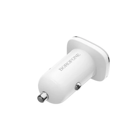 Incarcator Auto Borofone BZ12A Qc 3.0 Alb