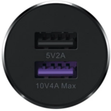 Incarcator Auto Huawei 2xUSB QC 3.0 Input Type C 40W Negru