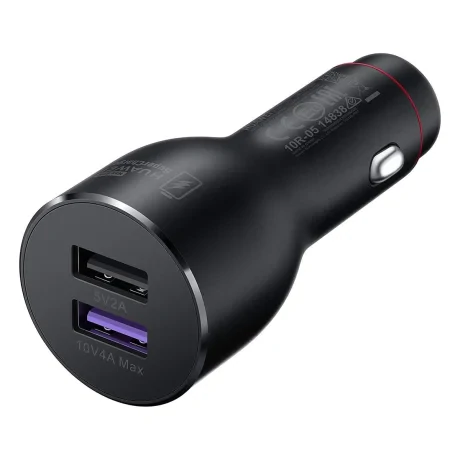 Incarcator Auto Huawei 2xUSB QC 3.0 Input Type C 40W Negru