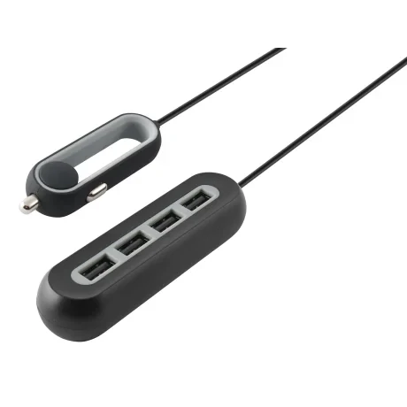 Incarcator Auto Ksix 4xUsb 9.6A Negru
