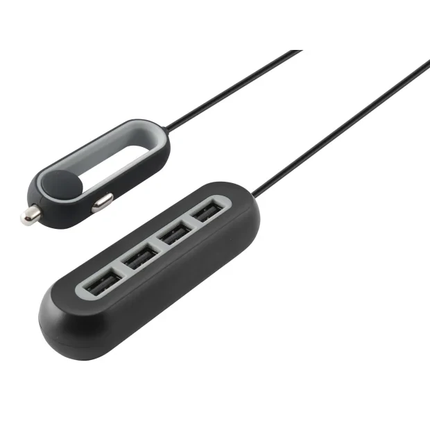 Incarcator Auto Ksix 4xUsb 9.6A Negru