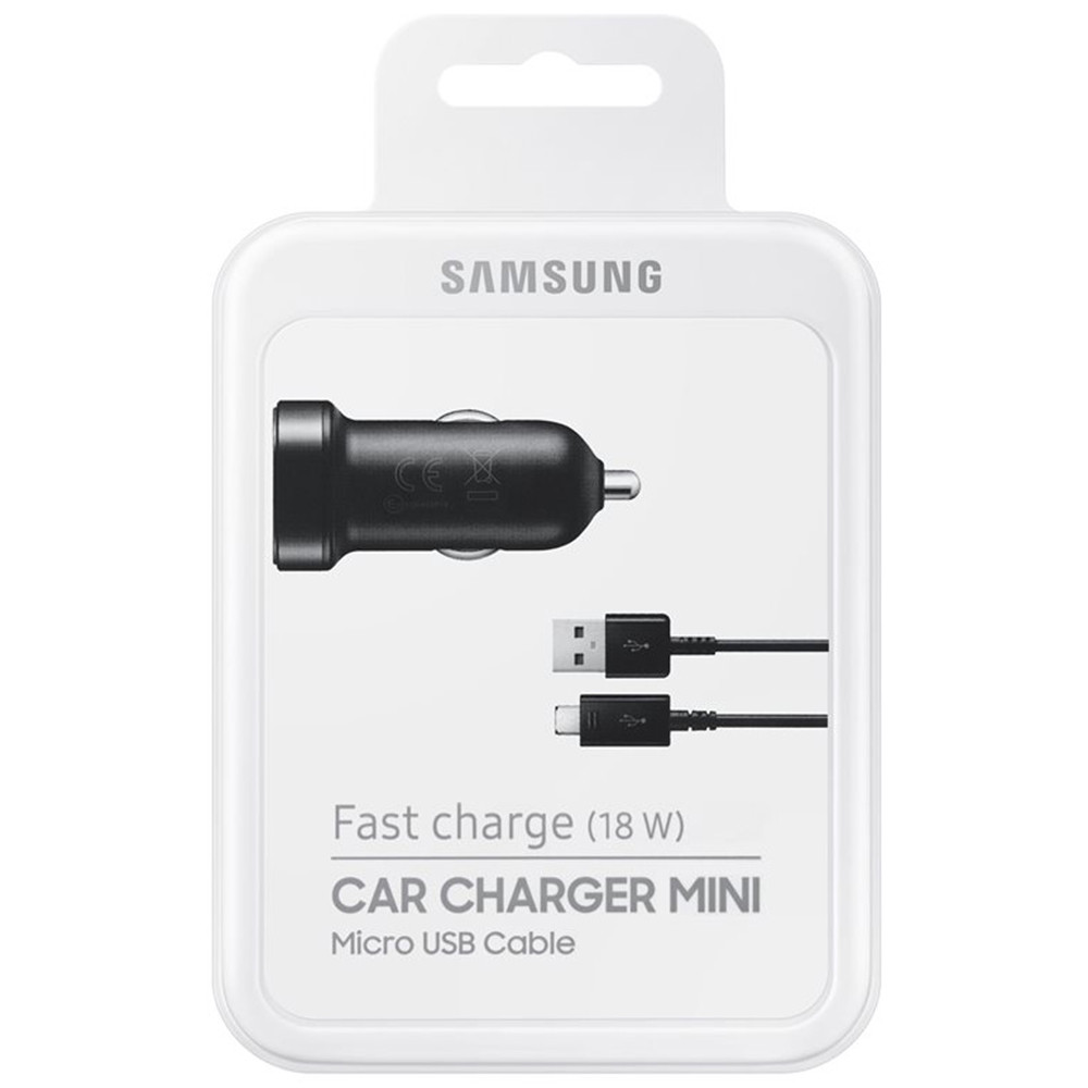 Incarcator Auto Samsung Mini Micro Usb 1.5m Negru thumb