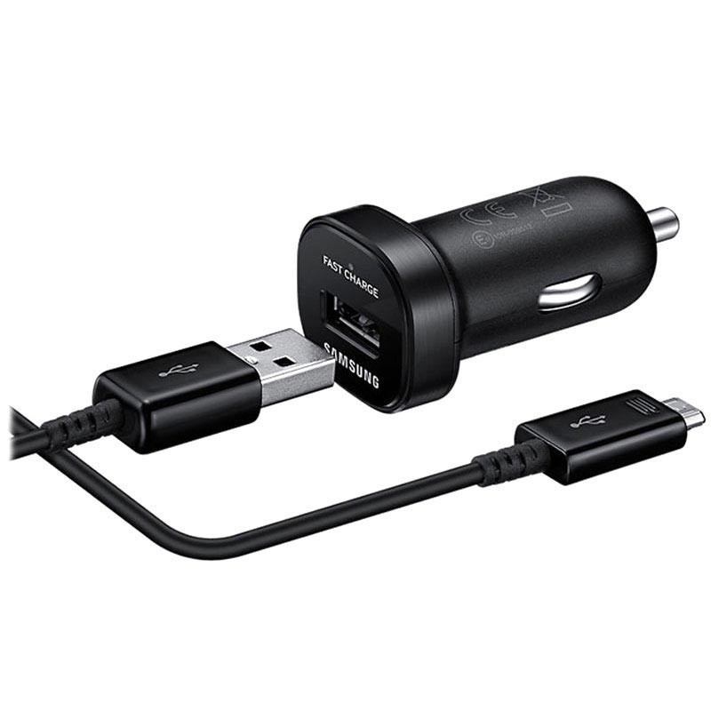 Incarcator Auto Samsung Mini Micro Usb 1.5m Negru thumb