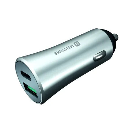 Incarcator Auto Swissten 1xUSB cu Incarcare Rapida 3.0 36W Argintiu