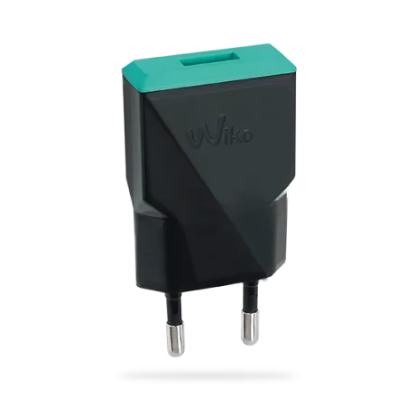 Incarcator priza Wiko Universal 1XUSB negru+verde