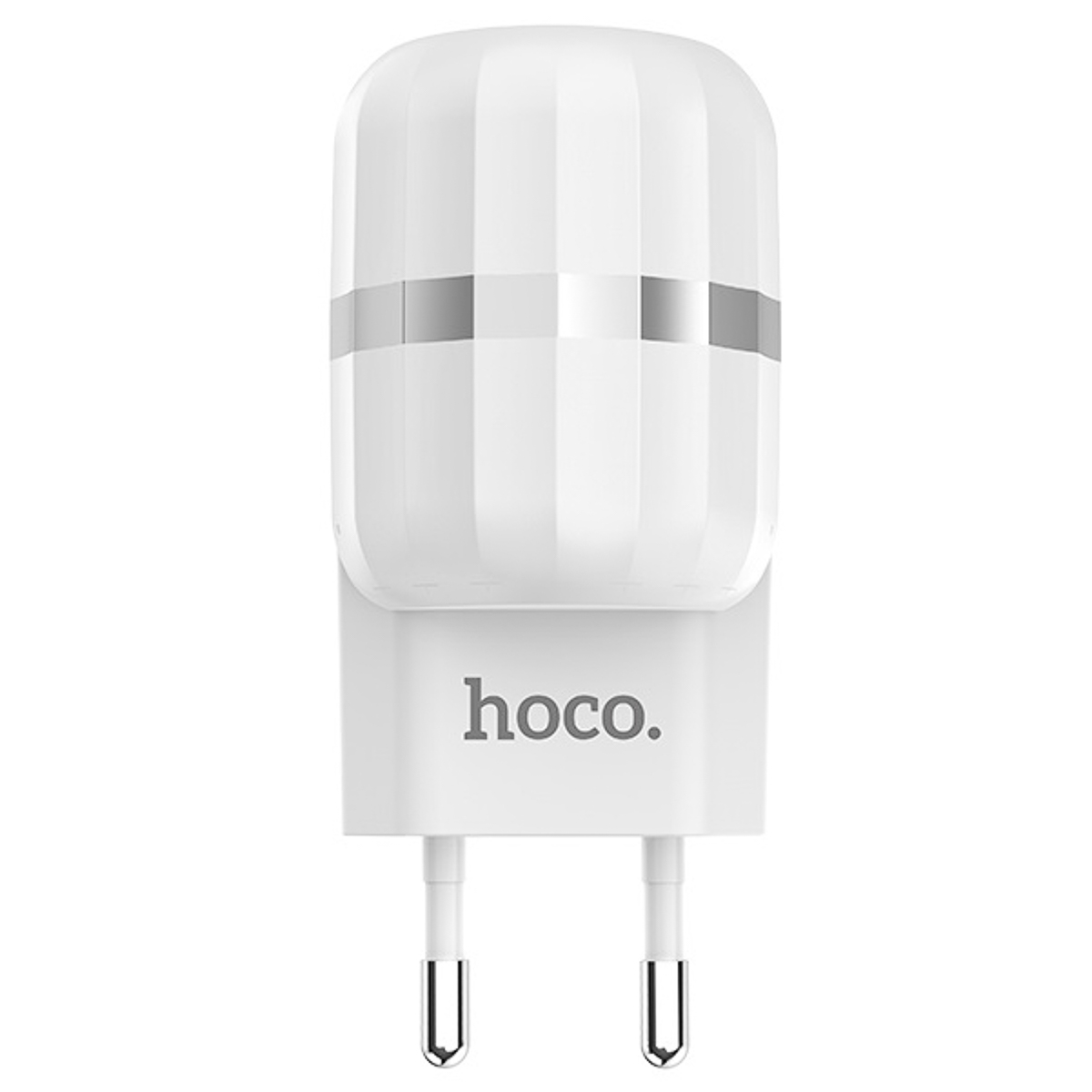 Incarcator retea 2xUSB cu Cablu Type-C Hoco C41A Alb thumb