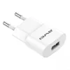 Incarcator Retea Awei 2xUsb cu Cablu Date Lightning 1m Alb