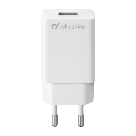Incarcator Retea Cellularline 1xUsb QC 3.0 10W Alb