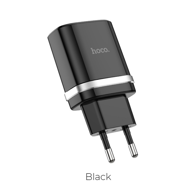 Incarcator Retea Hoco C12Q 1xUSB Negru thumb