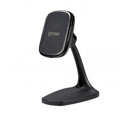 Incarcator Retea Pitaka Wireless MagMount Ebony Magnetic DT1001B QC 3.0 10W Negru thumb