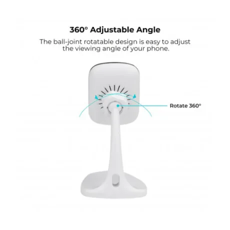 Incarcator Retea Pitaka Wireless MagMount Magnetic DT1001W QC 3.0 10W Alb